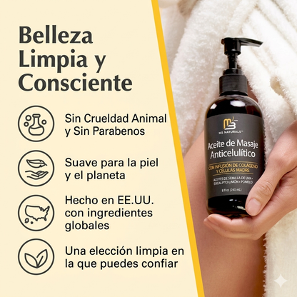 Aceite corporal anti celulitis