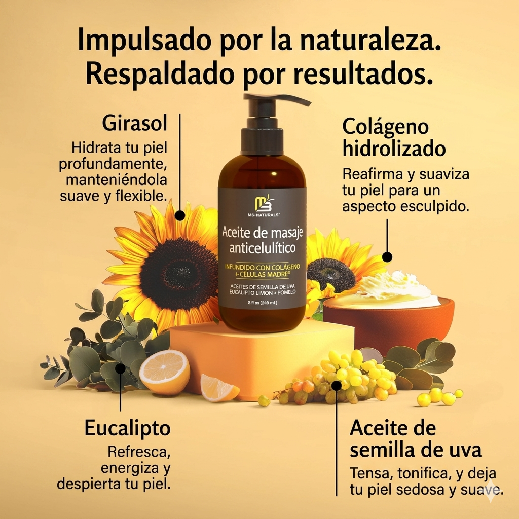 Aceite corporal anti celulitis