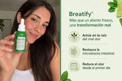 Elimina el mal aliento hoy mismo con Breatify